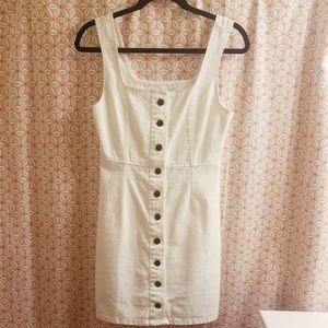 White denim dress